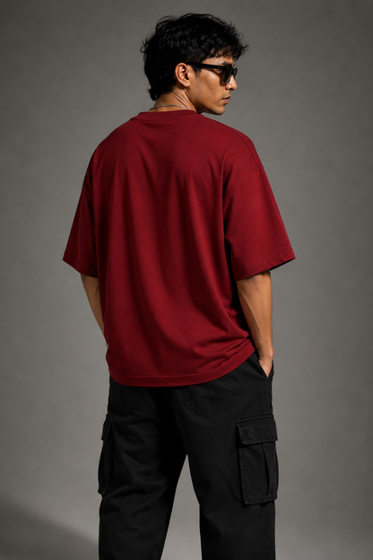PLAY TO WIN Oversized Graphic T-Shirt | Premium 260 GSM Gaming Samurai Streetwear