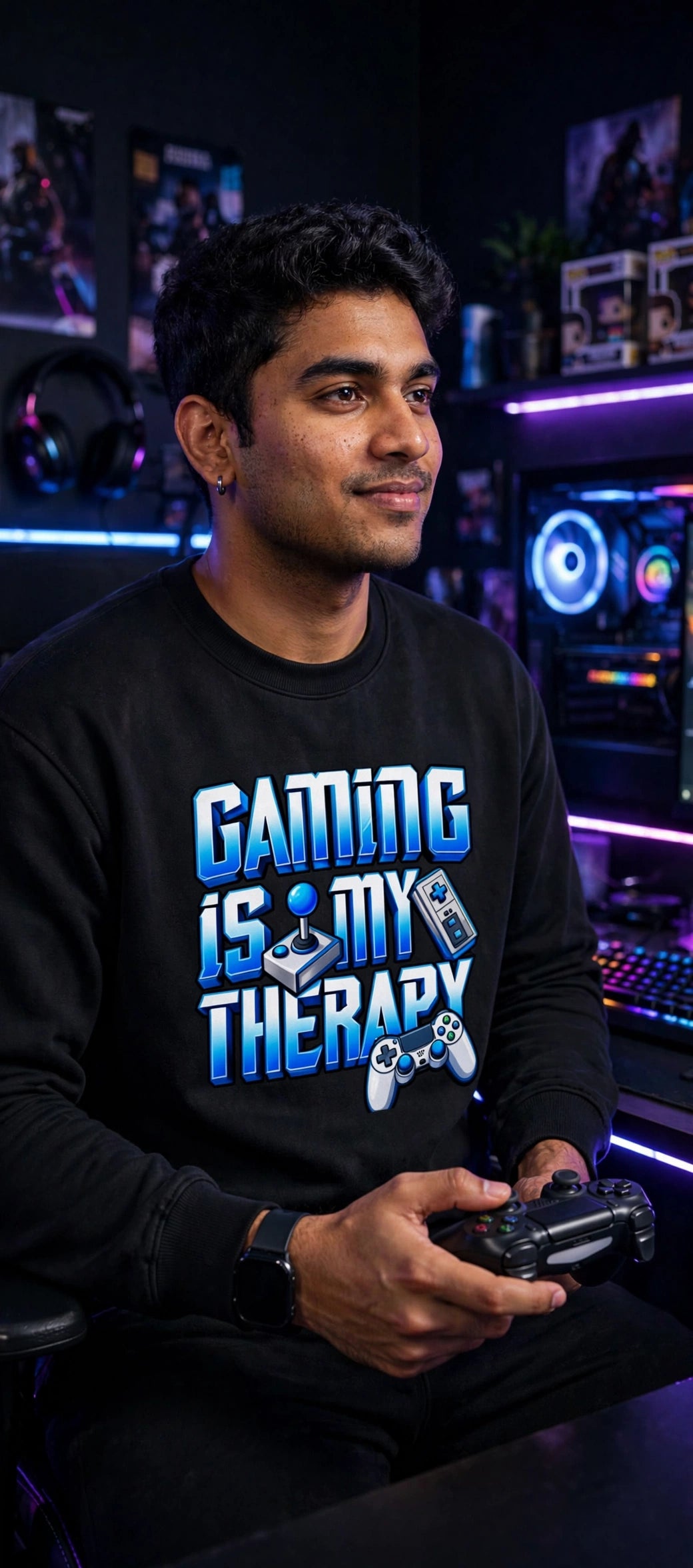 Gaming Is My Therapy Unisex Sweatshirt