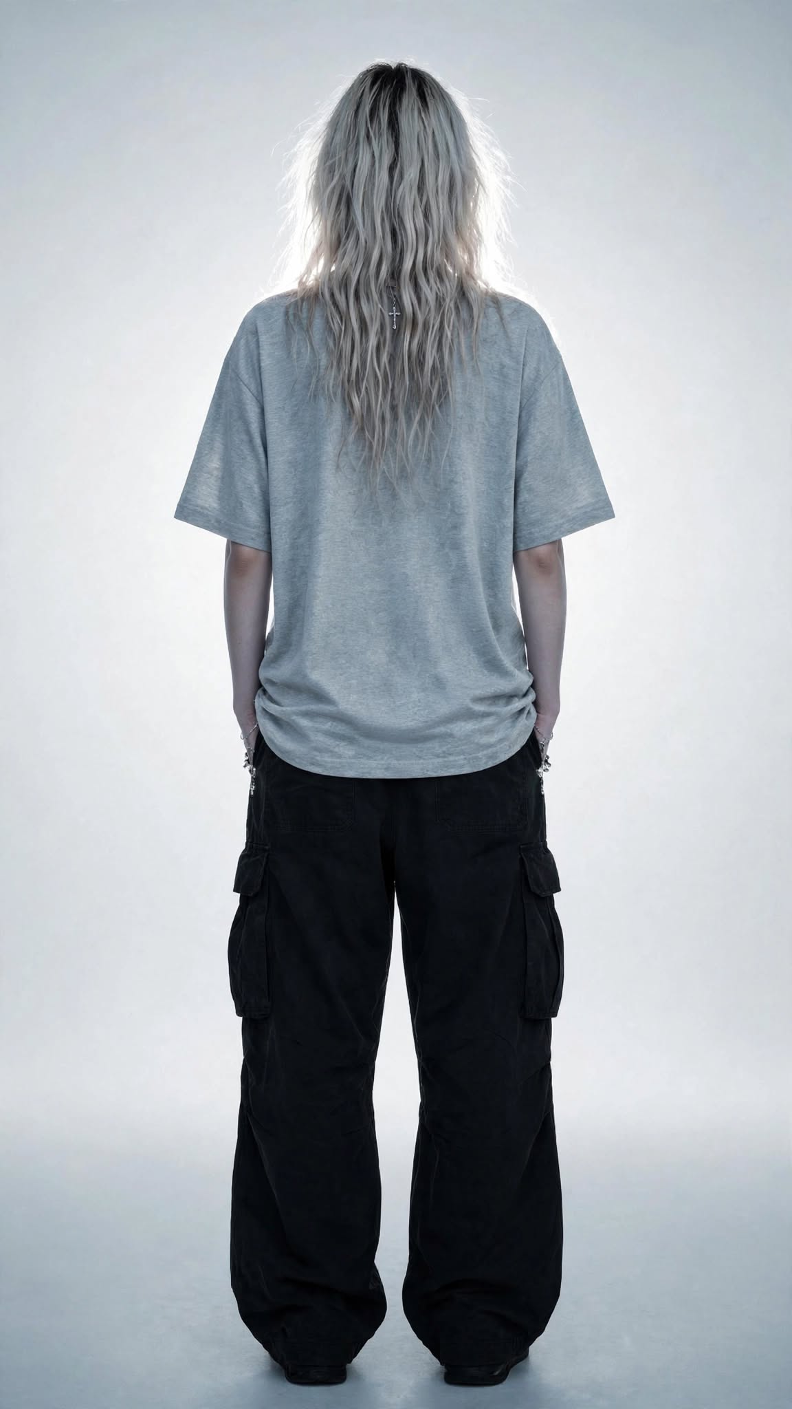 SYSTEM ERROR Graphic T-Shirt – Grey Melange | Unisex Oversized Streetwear