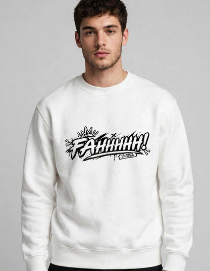 FAHHHHH! Unisex Graphic Sweatshirt | Happy Merch